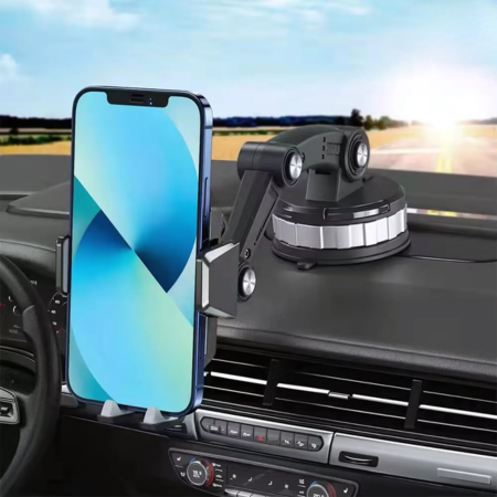 FlexMount Car Phone Holder | Strong Suction Cup | 360° Rotatable | One-Hand Operation