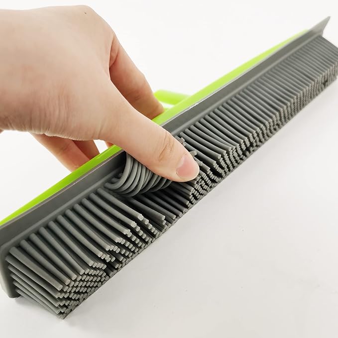 FelloClean | Tierhaarentferner mit Teleskopstiel | Für Teppiche & Hartböden | Verstellbar 60–120 cm