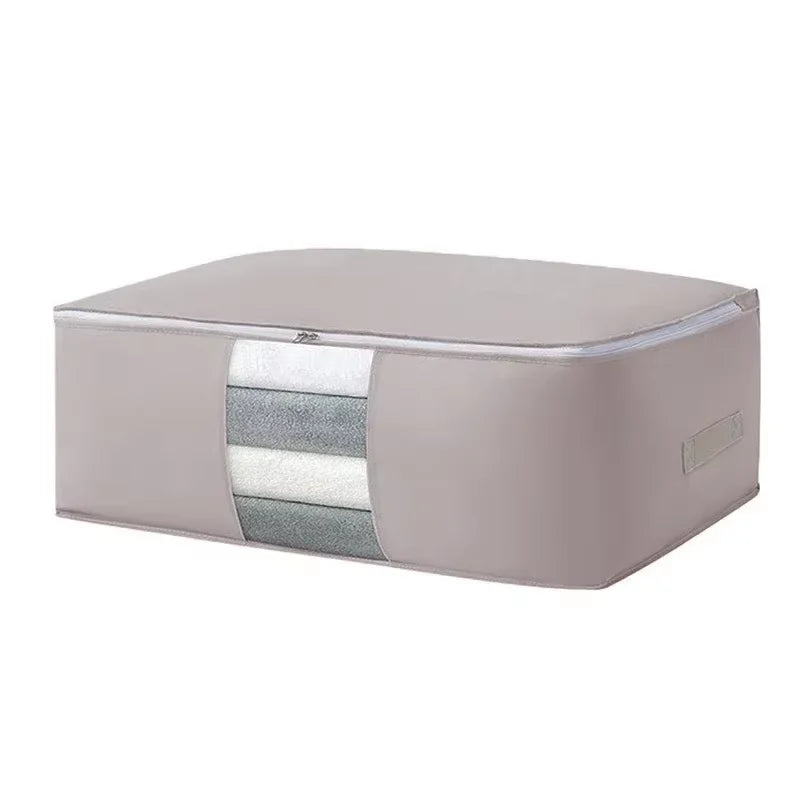 Foldable Dress Storage Bag | For Blankets, Pillows & Clothes | SoftStow Non-Woven Fabric Organizer