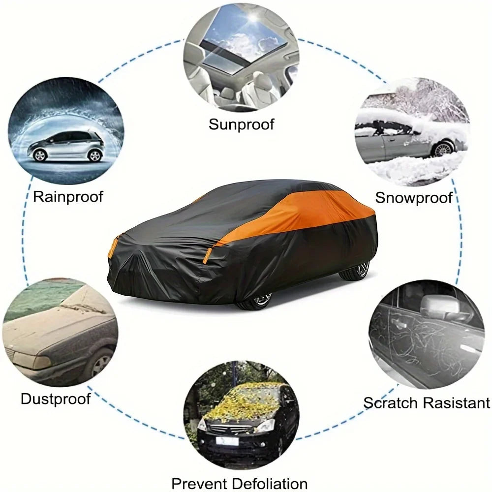 Car Cover CARVION | Waterproof & UV Protection | For SUV & Sedan | 190T Polyester