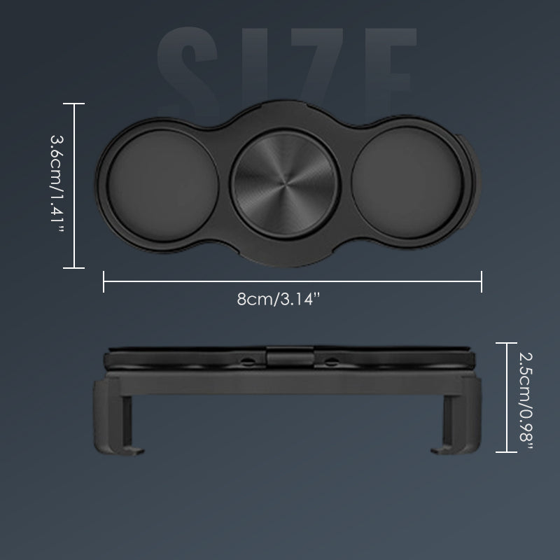 Griparo | Smartphone-Fingerring Halterung | 360° Drehbar & Klappbar | Magnetischer Handyhalter aus Zinklegierung