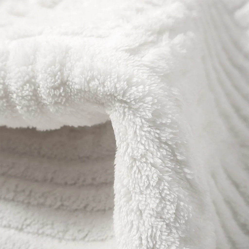 Bath Mat AquaStripes | Non-Slip & Highly Absorbent | Soft & Easy Care | For Bathroom & Entrance