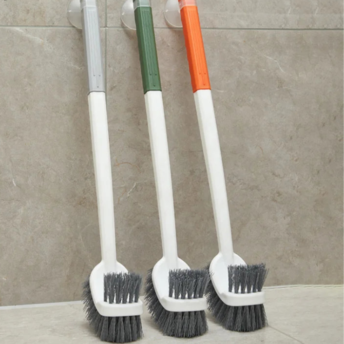 CleanTwin Toilet Brush | Double-Sided Toilet Brush with Long Handle | Deep Cleaning & Hygienic | Space-Saving Hanging Design