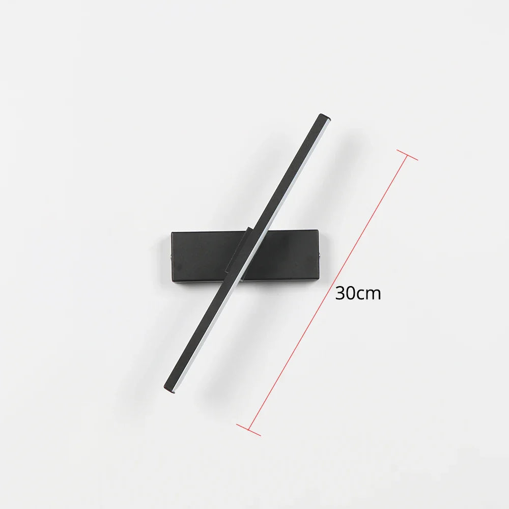 AuroLite Adjustable LED Wall Light | 330° Swivel | Modern Design for Bedroom & Living Room | Aluminum