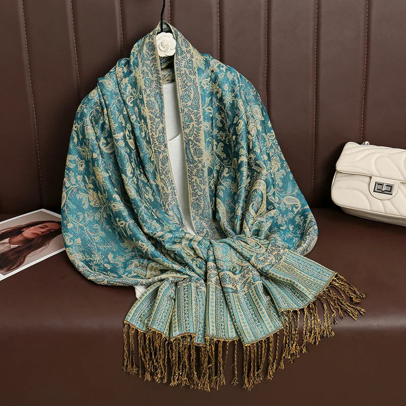 Élégancea | Women's Scarf | Cashmere Feel | 70 × 190 cm | Luxury Print & Warm