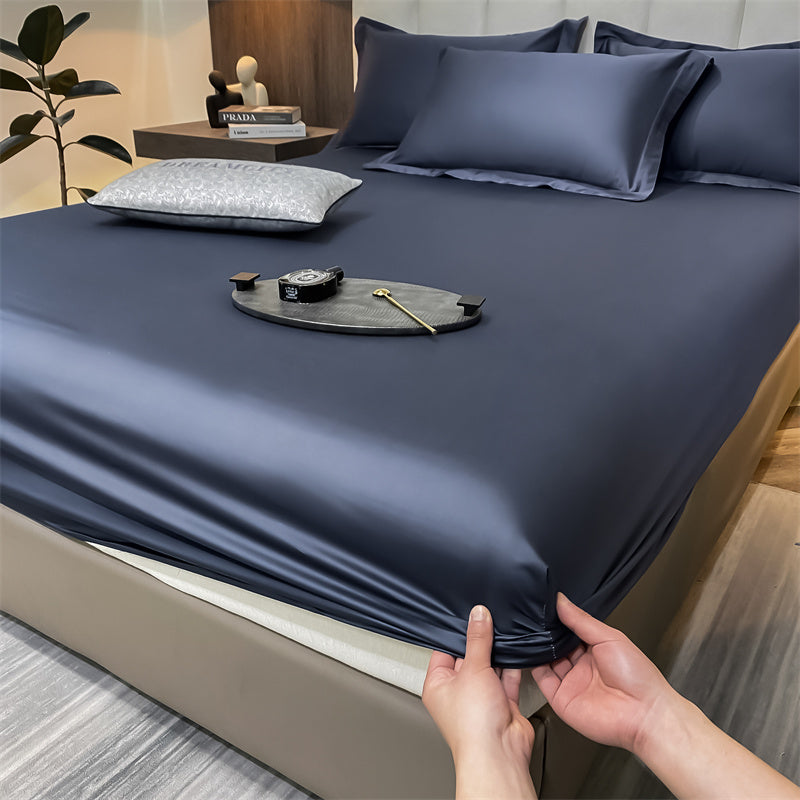 CottonLuxe Fitted Sheet | 100% Cotton | Breathable & Skin-Friendly | Perfect Fit with All-Around Elastic