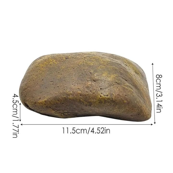 Hiding Stone SafeRock Secure | Hiding Place for Keys & Cash | Weatherproof & Realistically Deceptive | For Garden & Outdoor Use