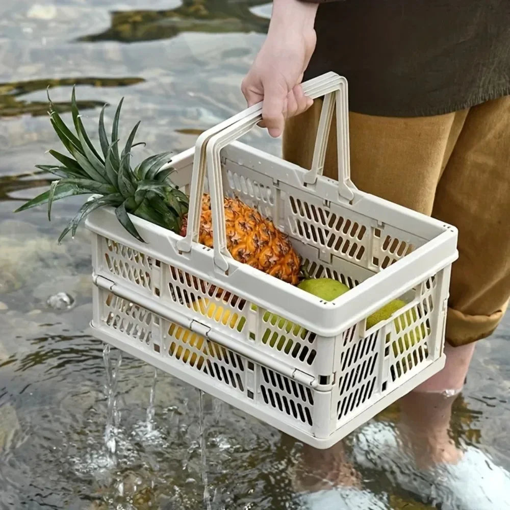 Foldex Storage Basket | Foldable & Durable | Up to 7 kg Load Capacity | Space-Saving Design