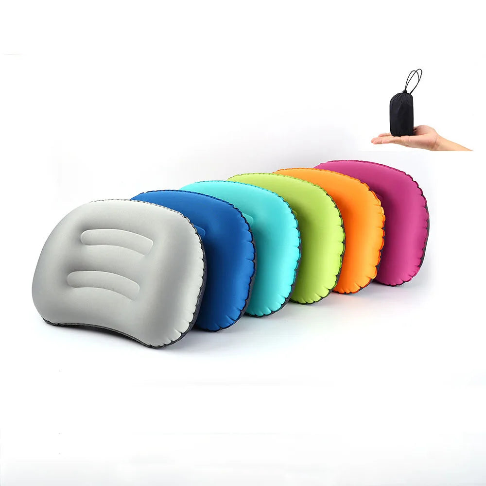 AirNest Inflatable Outdoor Pillow | Compressible & Foldable | Neck Support for Camping, Hiking & Travel