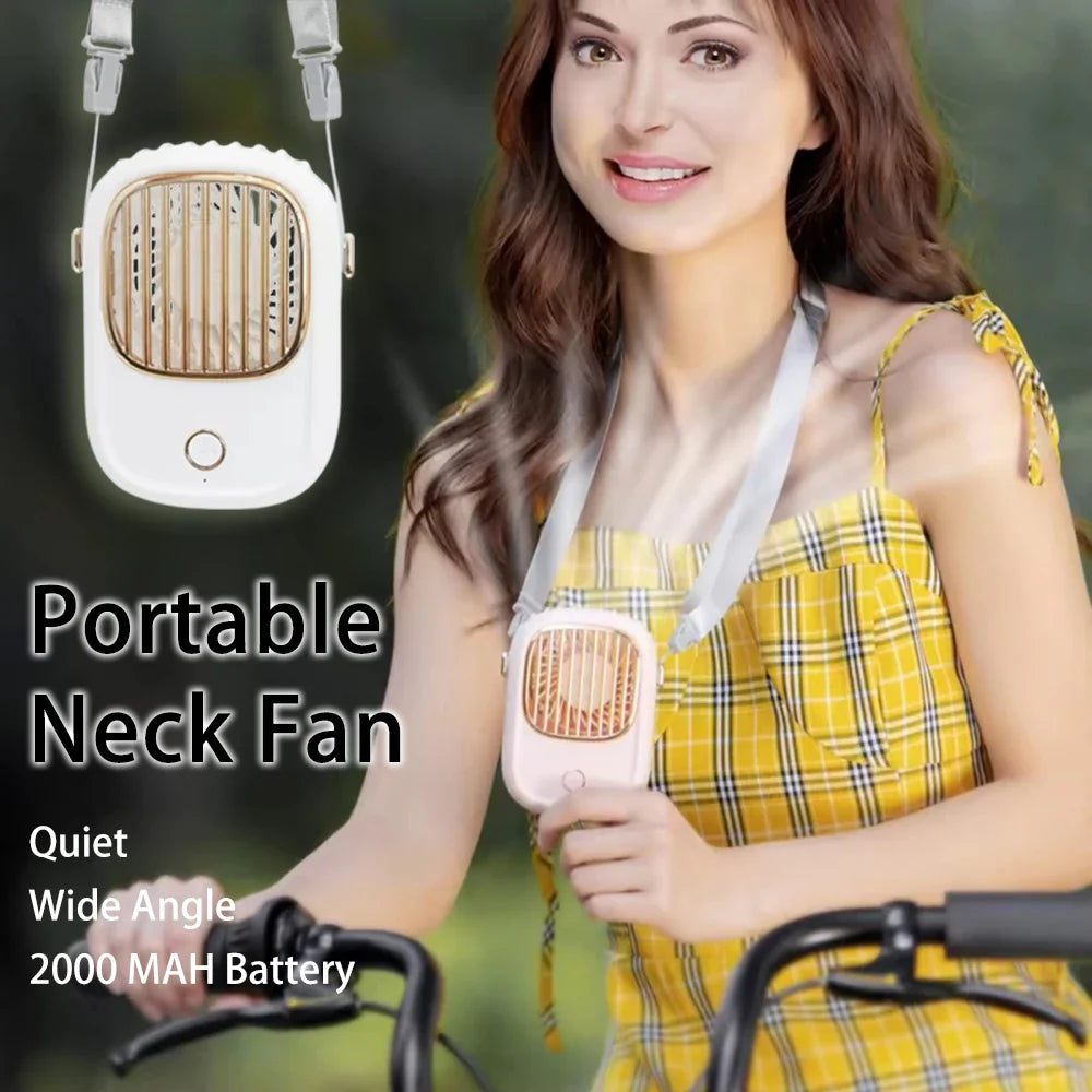 AeroLynx Portable Neck Fan | Rechargeable & Multifunctional | For Outdoors, Travel & Home