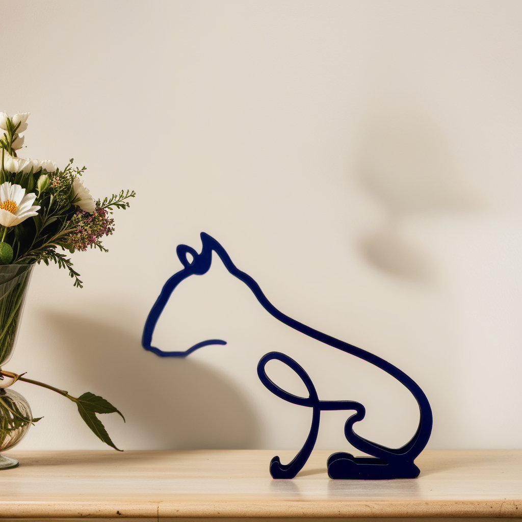 Artipaws Abstract Dog Sculpture | Modern Design | High-Quality Art Figurine | For Shelf & Table