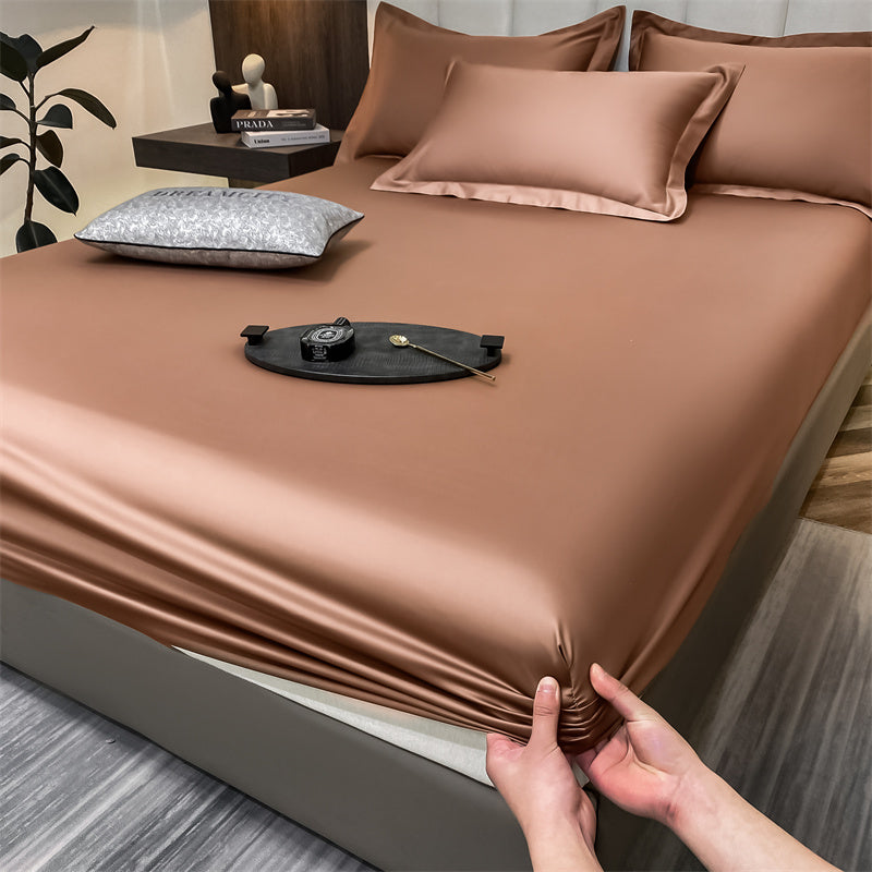 CottonLuxe Fitted Sheet | 100% Cotton | Breathable & Skin-Friendly | Perfect Fit with All-Around Elastic