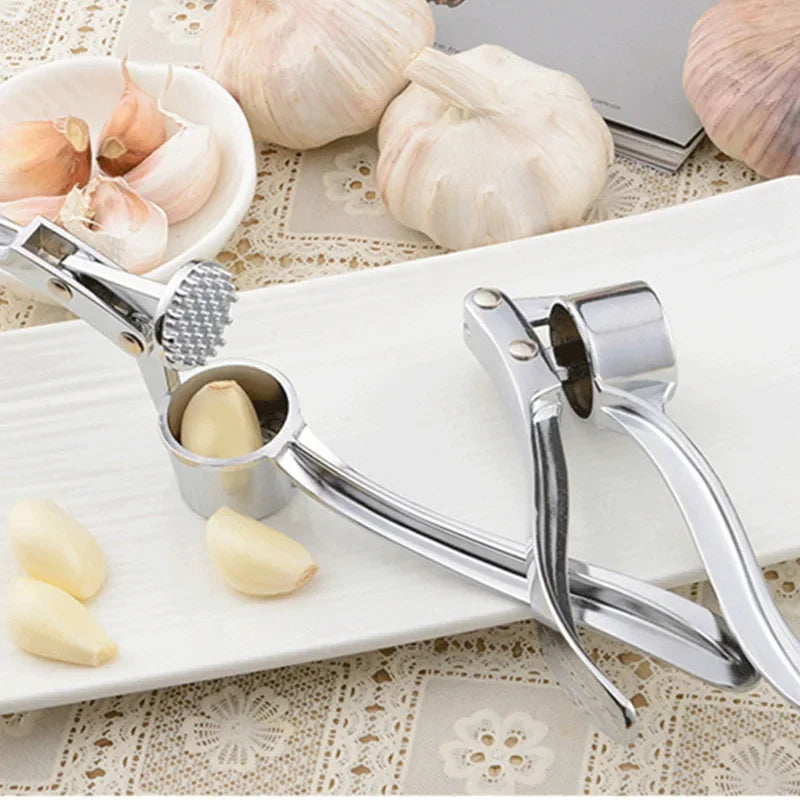 Garlic Press Stainless Steel | Manual & Rustproof | Pressano Garlic Crusher for Kitchen & Everyday Use