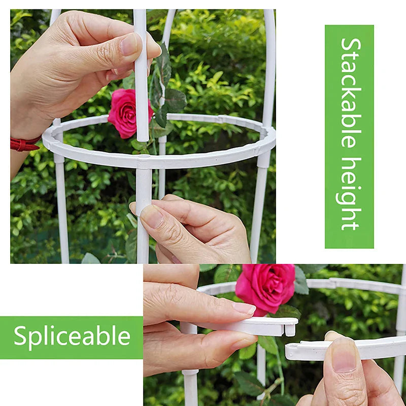 GrowArc Garden | Plant Support Made of Fiberglass | Stable & Weatherproof | For Climbing Plants & Vegetables