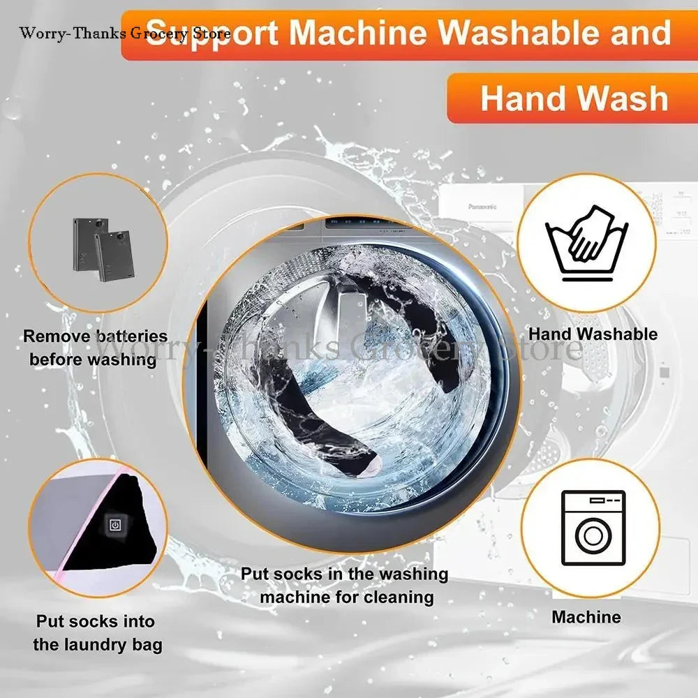 HeatWear Heated Socks with Battery Box | Electric Heated Socks for Women & Men | Warm Socks for Skiing, Hiking & Outdoor Activities
