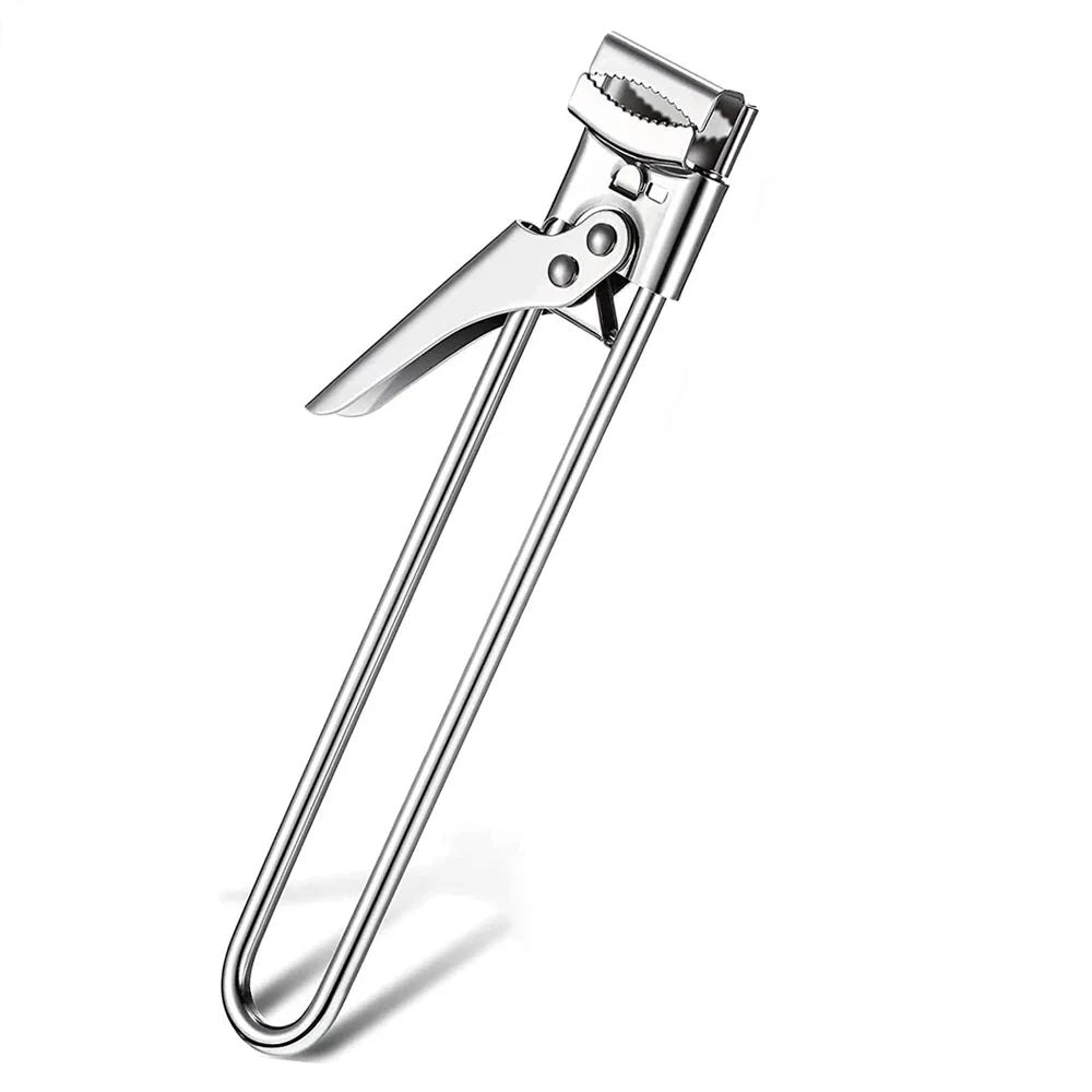 Glass Opener Gripano | Adjustable Stainless Steel Lid Opener | For Weak Hands | Non-Slip Grip & Easy to Use