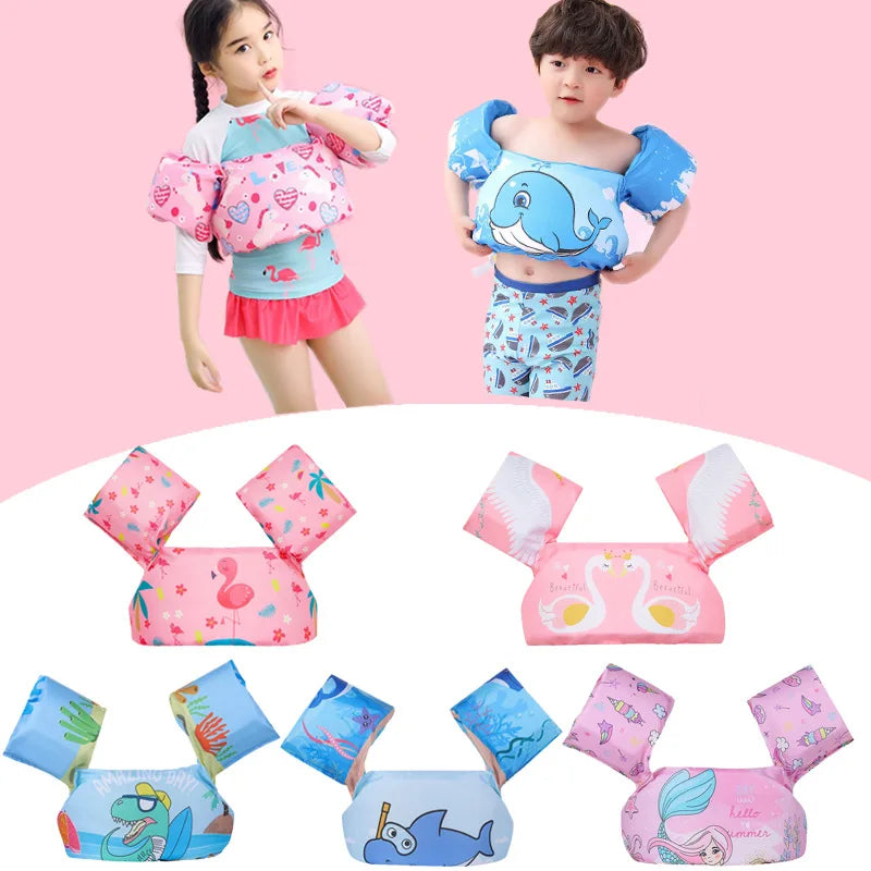 FLOTTY Kids Swim Aid | Swim Vest with Arm Wings | Adjustable Double Buckle | For Children up to 25 kg