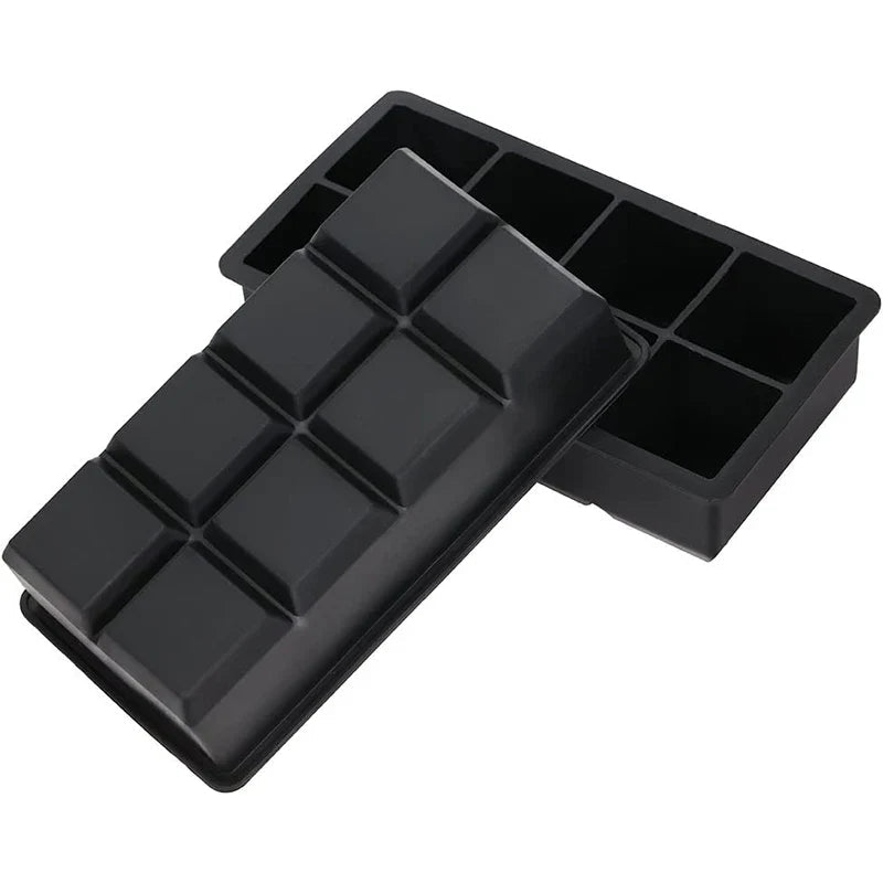 FrostForm Large Silicone Ice Cube Tray | BPA-Free & Flexible | For XXL Ice Cubes, Cocktails & Kitchen | Easy to Clean