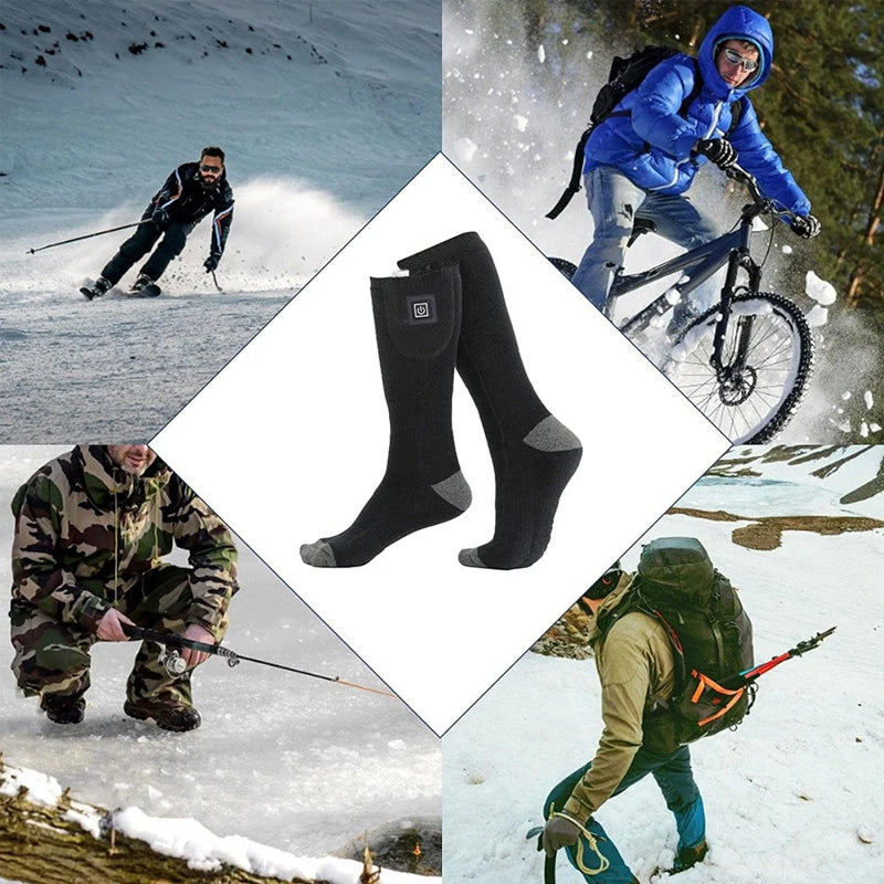 Heated Socks ThermoLuxe | Rechargeable | Adjustable Temperature | Up to 8 Hours Warmth