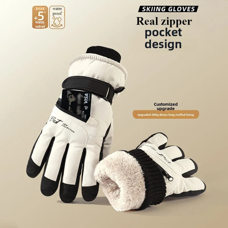 GlacioShield Pro Gloves | Waterproof Winter Gloves | Touchscreen & Anti-Slip | Warm Fleece Lining for Skiing, Cycling & Outdoor Activities