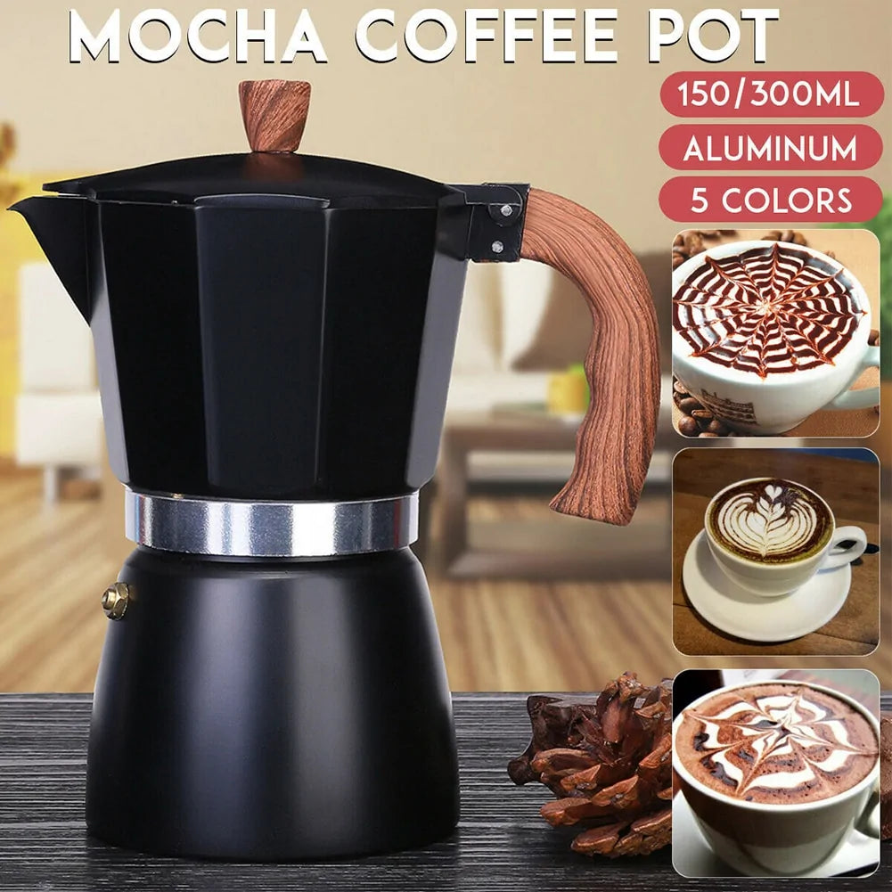 Caffesso Perkomio Espresso Maker | Classic Percolator | For Home & On the Go | 150 ml / 300 ml