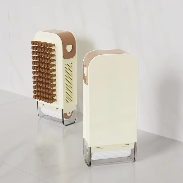 SchaumGlanz | Seifenschäumer mit Bürste | Cremiger Schaum | Integriertes Abflusssystem