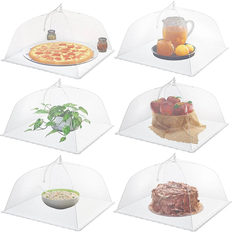 FrischNetz Foldable Food Cover | Reusable & Breathable | Insect Net for Outdoors & Kitchen | Lightweight & Space-Saving