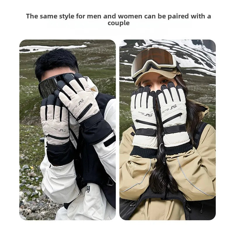 GlacioShield Pro Gloves | Waterproof Winter Gloves | Touchscreen & Anti-Slip | Warm Fleece Lining for Skiing, Cycling & Outdoor Activities