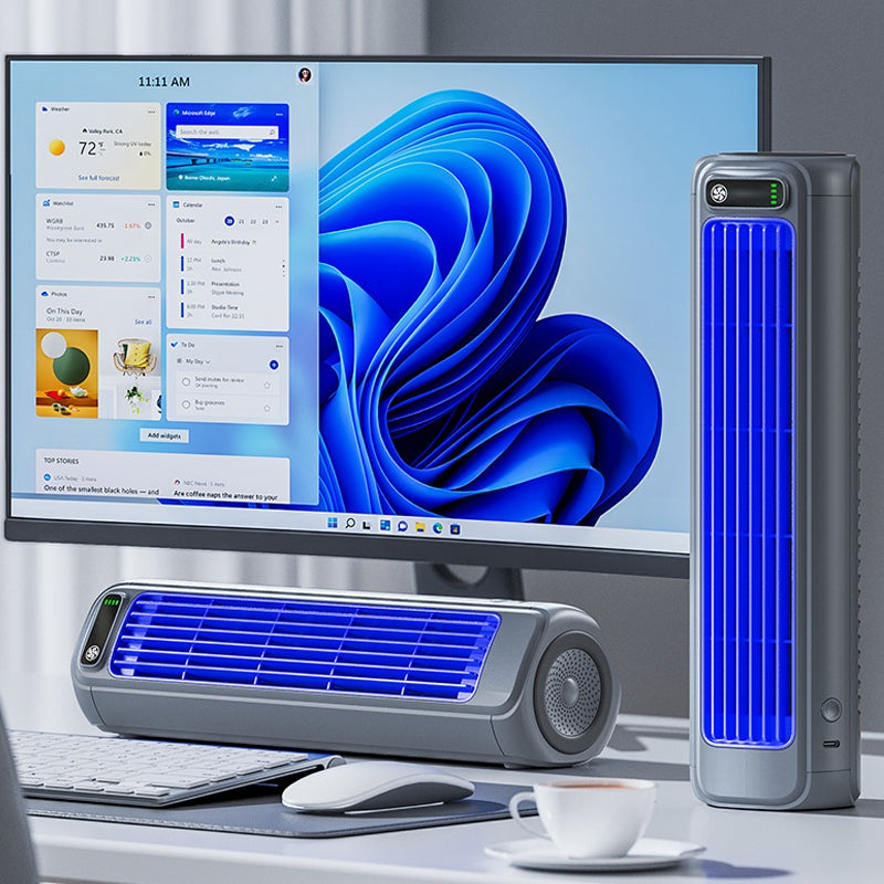 Coolira Mobile Air Conditioner | 3-in-1 Fan & Wall Mount | 12 Hr Battery | Compact & Wireless
