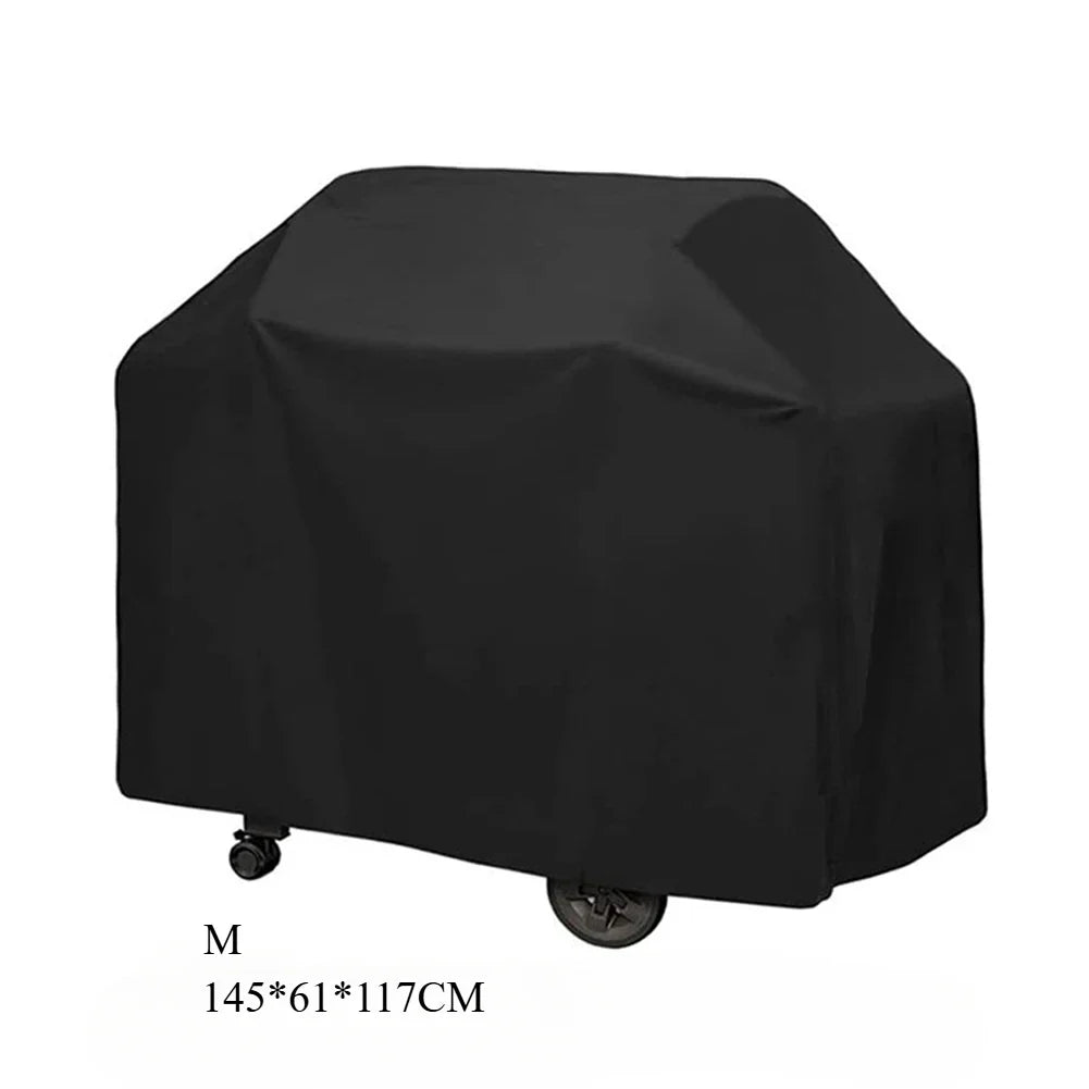 GrillGuard Pro Cover | Waterproof & UV-resistant | Windproof with Drawstring | For Gas Grill, BBQ & Garden Furniture