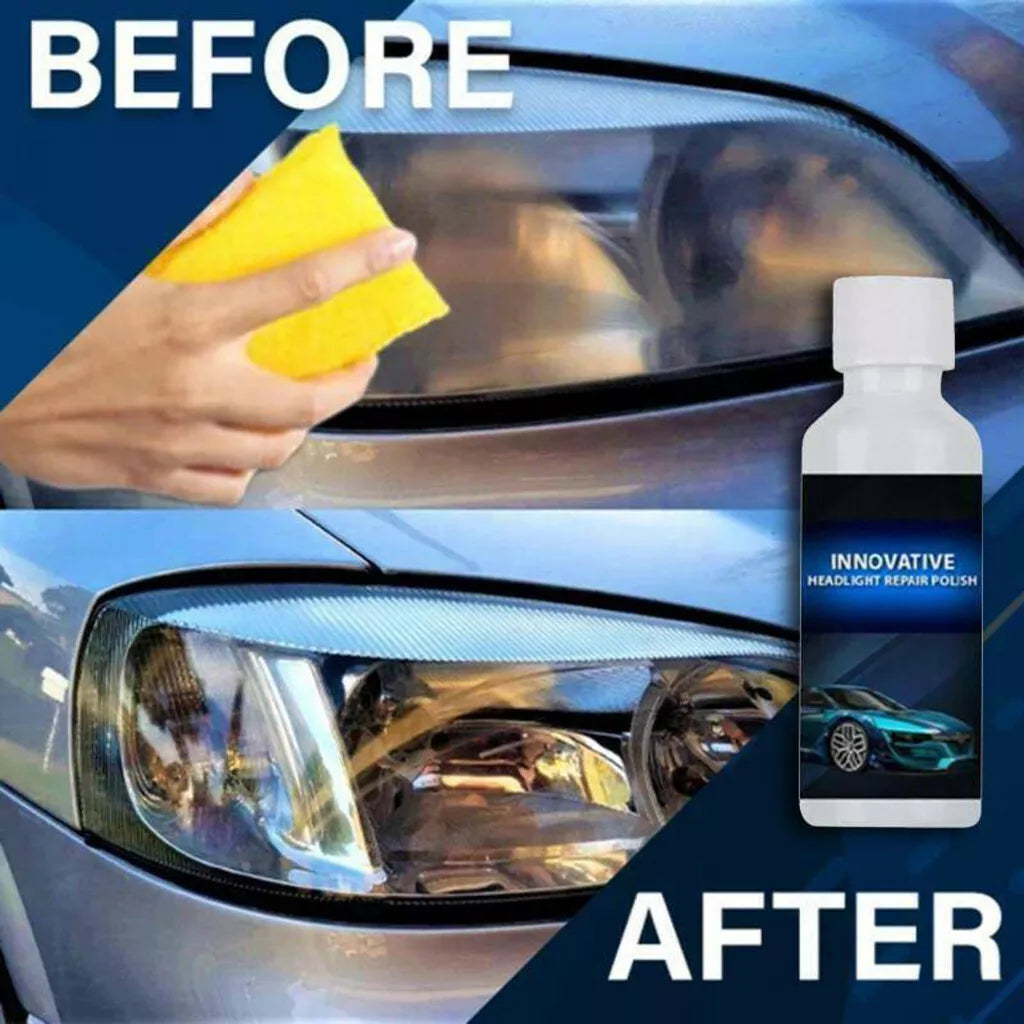 Headlight Polish KlaroBright | Removes Yellowing & Cloudiness | UV Protection | Long-lasting Effect