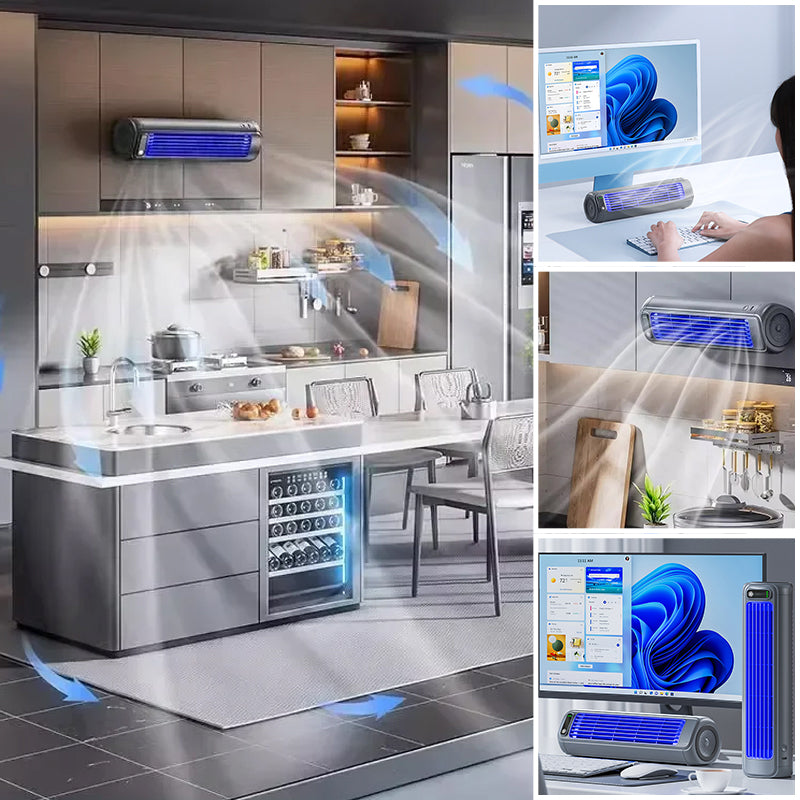 Coolira Mobile Air Conditioner | 3-in-1 Fan & Wall Mount | 12 Hour Battery | Compact & Cordless