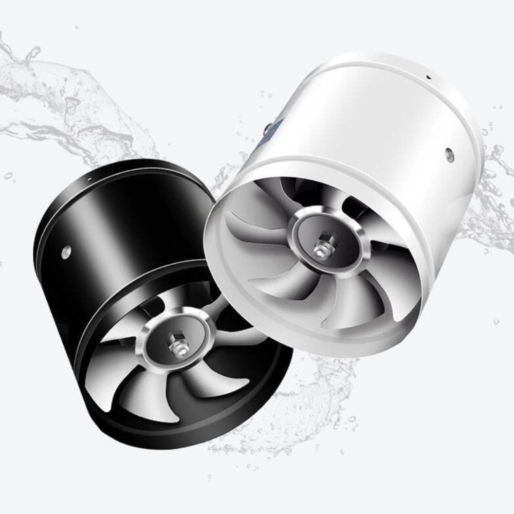 Airvanta Quiet Exhaust Fan | Powerful & Low Noise | For Kitchen, Bathroom & Office | Various Sizes | Black/White