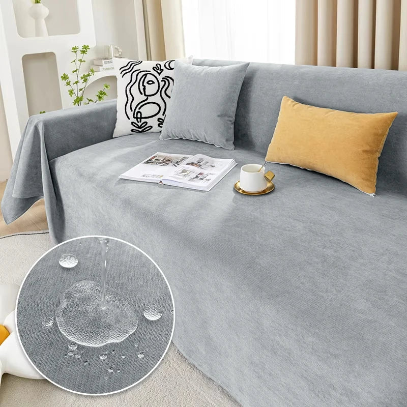 HomeGuard Sofa Cover | Waterproof & Scratch-Resistant | Dust Protection & All-Round Throw | For Sofa, Bed & Living Area