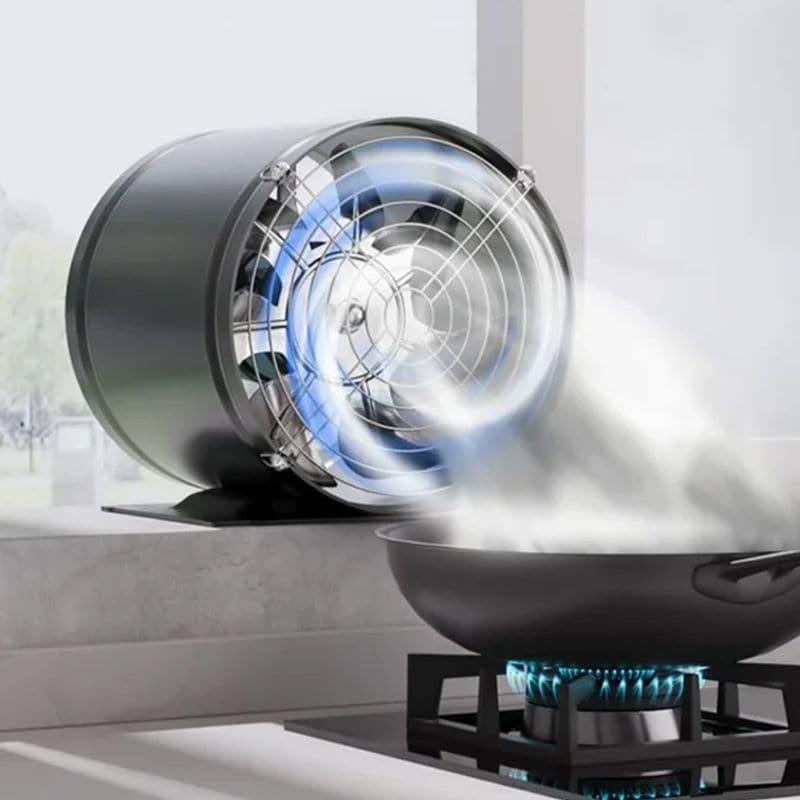 Airvanta Quiet Exhaust Fan | Powerful & Low Noise | For Kitchen, Bathroom & Office | Various Sizes | Black/White