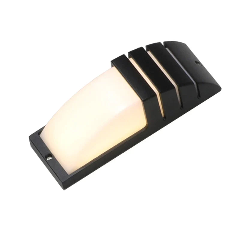 LumiSense | LED Außenwandleuchte mit Bewegungsmelder | 8W COB LED | IP65 Wetterfest | Aluminium | 22,5 × 8 × 7,5 cm