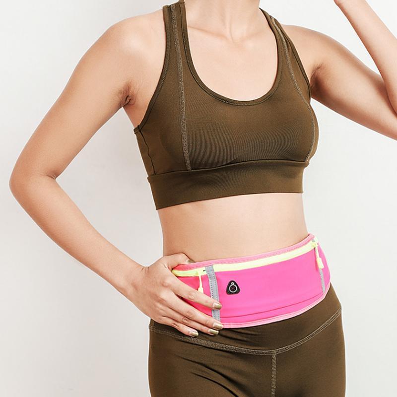 RunPouch | Wasserdichte Laufgürteltasche | Reflektierend | Verstellbarer Sportgürtel | 43 × 10 cm