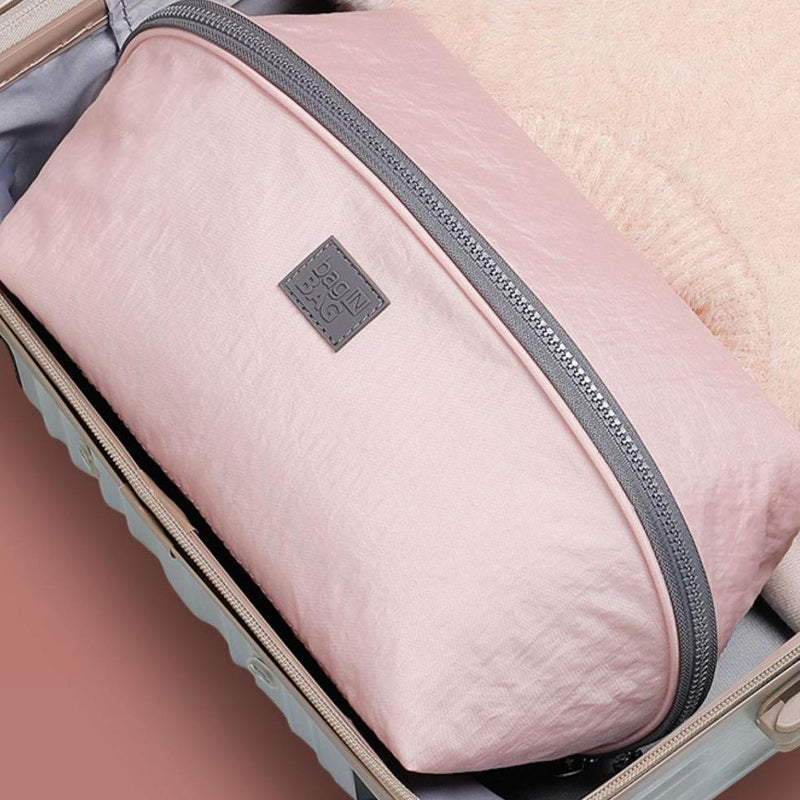 Travora | Reise-Organizer mit Fächern | Wasserdichtes Nylon | Für Unterwäsche, Kosmetik & Zubehör