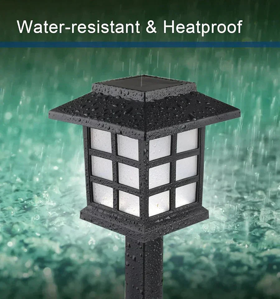 SolaraVia | Solar-LED-Gartenleuchte | Wetterfestes ABS | Warmweißes Licht | IP65 Wasserdicht