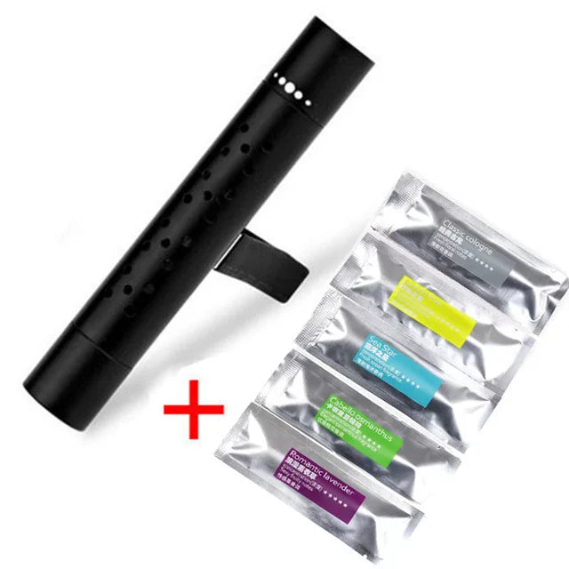 AROMOVA Car Air Freshener Clip | Long-lasting Natural Scent with Essential Oils | Adjustable Vent Clip | Leak-free | For Car & Room Air