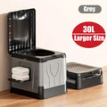 Foldable Camping Toilet Camploo XL | Portable with Lid | Extra Large & Stable | For Outdoor, Travel & Boat
