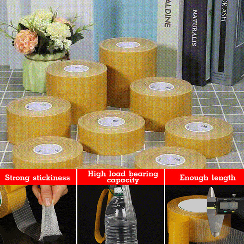 Fixarion Waterproof Double-Sided Tape Extra Strong | Residue-Free & Tear-Resistant | For Home, Workshop & DIY