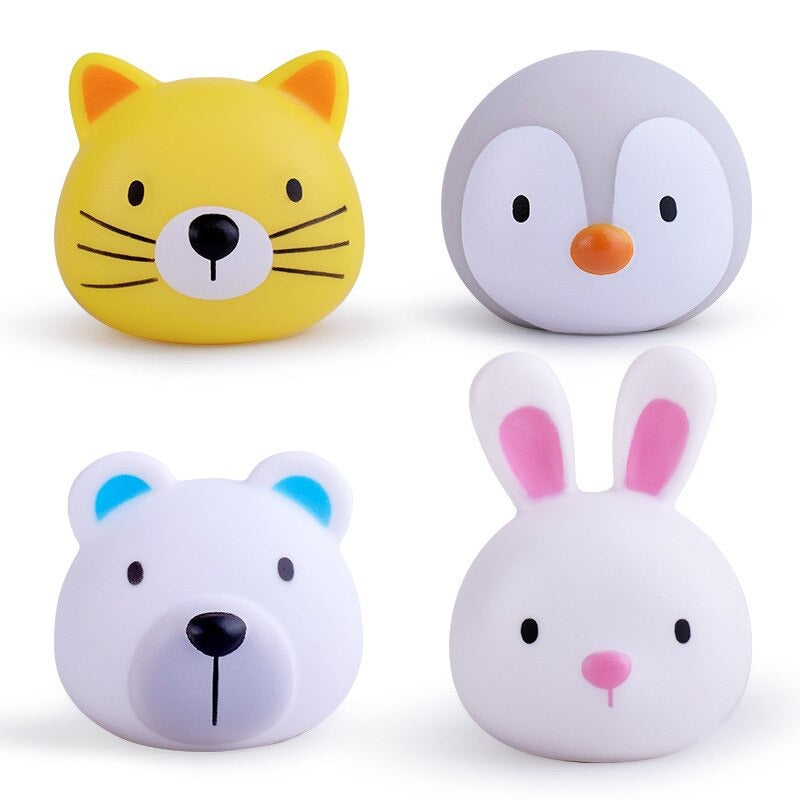 Glowing Bath Friends AquaLumi | Interactive Bath Toy for Ages 3 and Up | With Light & Color Effects