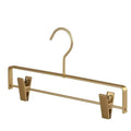 Closiva | Metall-Kleiderbügel | Antirutsch-Clips | Platzsparende Hosen- & Rockbügel 30 cm