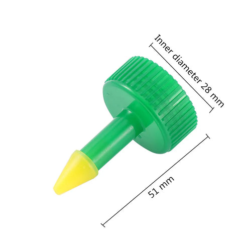 AquaDrip Bewässerungsaufsatz Set 10 Stück | Flaschenaufsatz | Automatische Pflanzenbewässerung | 2,8 cm