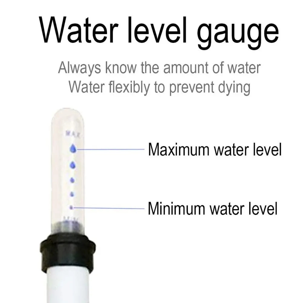 Plantello | Pflanzen-Wasserstandsanzeiger 5er-Set | Bewässerungsindikator für Blumentöpfe | Wasserstandskontrolle