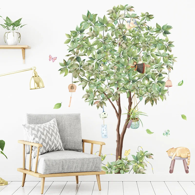 DecoSilva NordicTree Wall Sticker Large Nordic Tree | Removable Wall Decals for Living Room & Bedroom