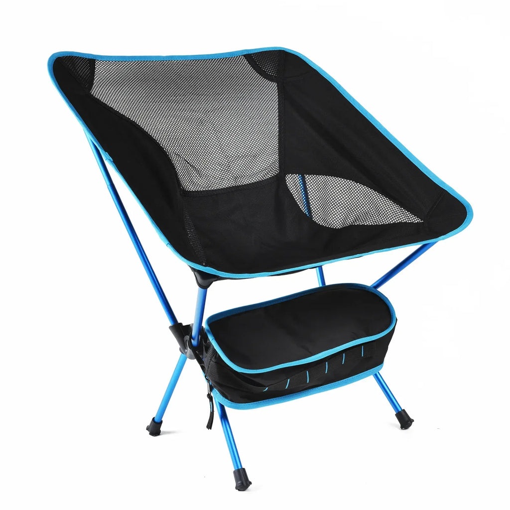Camping Chair & Beach Blanket Set Flexora | Ultralight & Foldable | Includes Sand-Free Picnic Mat | For Beach, Hiking & Fishing