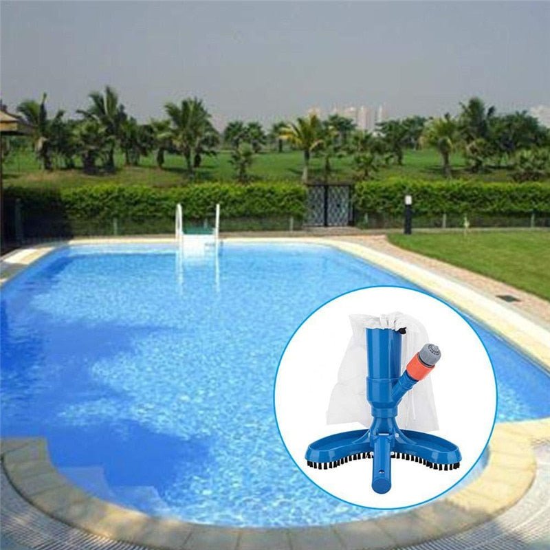 Poolvora | Pool-Bodensauger mit Gartenschlauchanschluss | Tiefenreinigung für Pools und Planschbecken