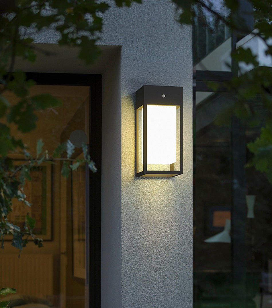 Solunexa | Solar-Wandleuchte für den Garten | LED-Warmlicht | IP65 Wasserdicht | Mit Dämmerungssensor